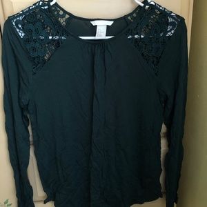 Forest Green Blouse